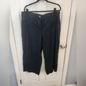 J Jill 2x Linen Stretch Cropped Pants